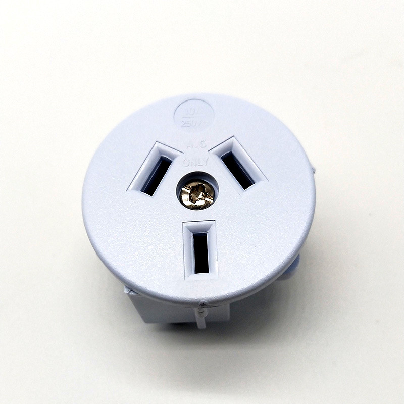 澳大利亚插座圆形插座ra-02便携式移动电源插座澳标机柜插座