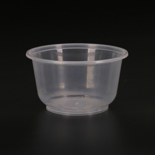 一次性塑料碗 700ml 碗白色碗透明环保碗打包碗定制印刷logo