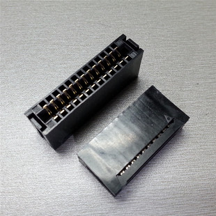 26pin金手指连接器插槽 slot金手指插槽压线式 2.54金手指插槽