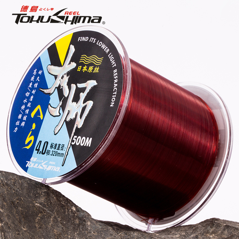 德岛大师500米鱼线主线强大拉力尼龙线子线海钓线进口渔线海竿线