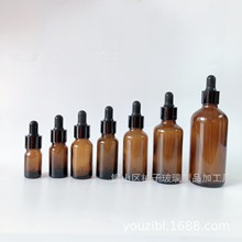 热卖  5ml -100ml茶色精油瓶茶色现货精油瓶 化妆品精油分装瓶