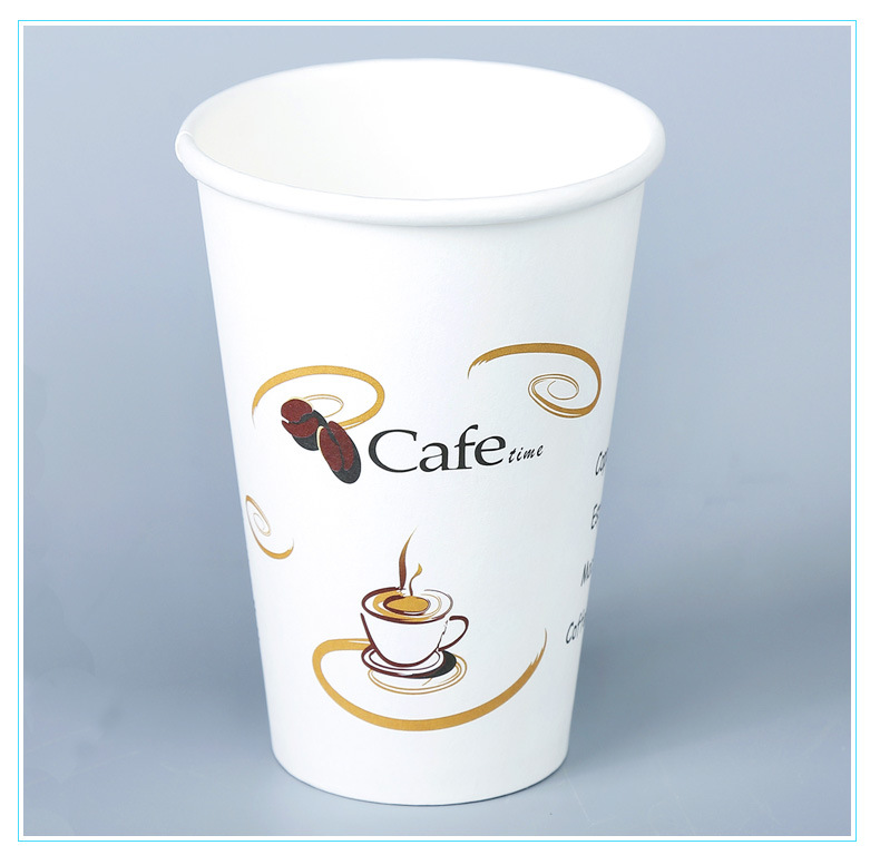 厂家批发一次性纸杯 16盎司通货现货 咖啡杯奶茶杯可定制