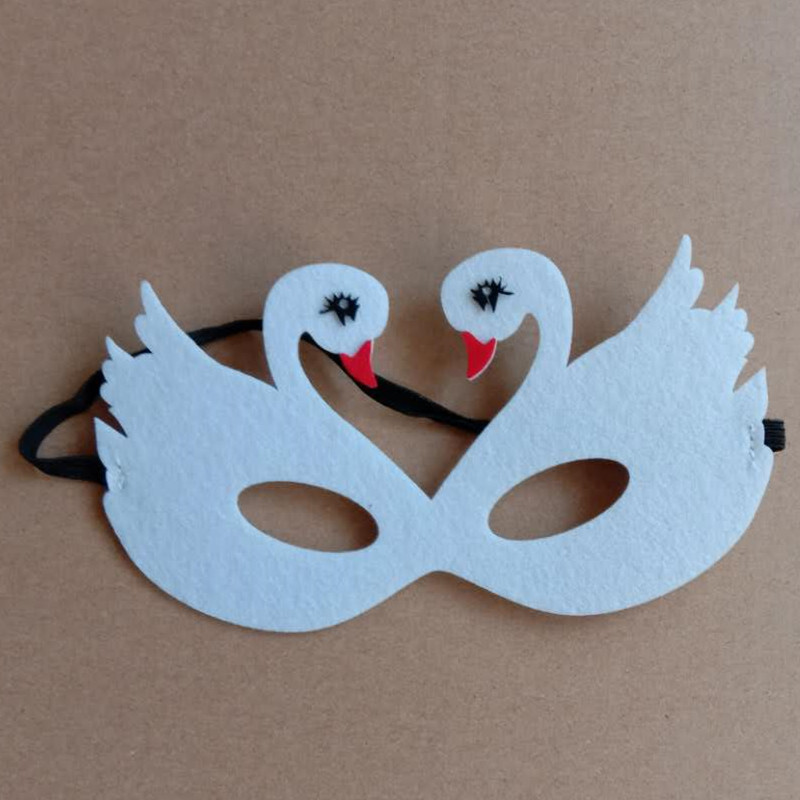 厂家热销批发新款热销万圣节儿童卡通动物马面具生日派对道具定制