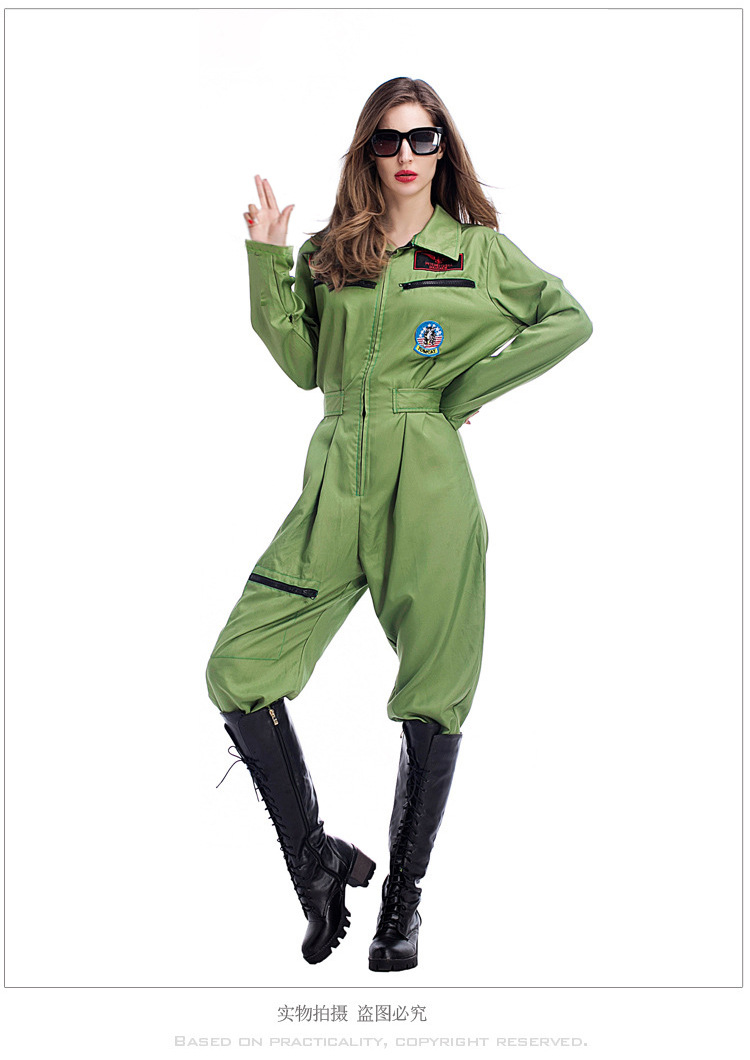 万圣节服品色服饰女飞行员制服诱惑cosplay服装出口欧美游戏服