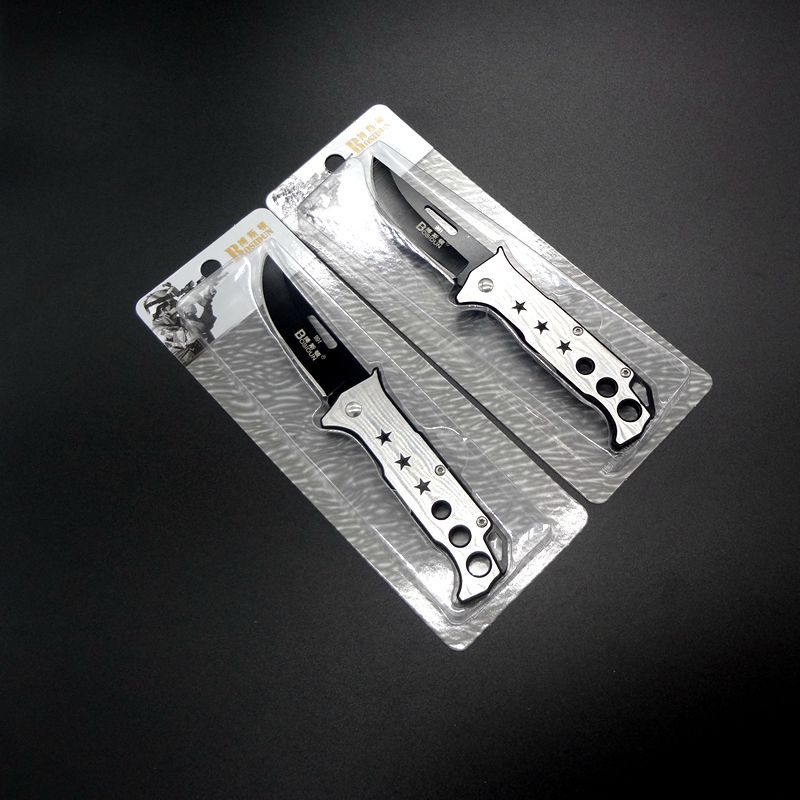 搏斯顿991 精品小刀 折刀 不锈钢 折叠直刀 户外防身野营折刀