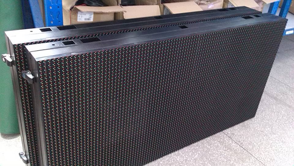 艾伦森定制户外大屏前维护p10前翻盖p8led屏双面高清屏p6