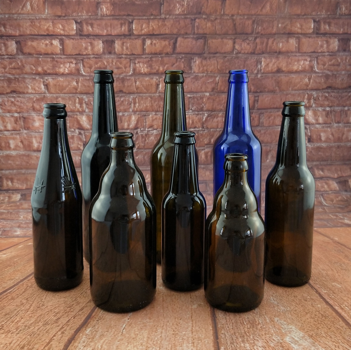 250ml-330ml500ml啤酒瓶汽水瓶白酒瓶棕色玻璃瓶空瓶批发定制