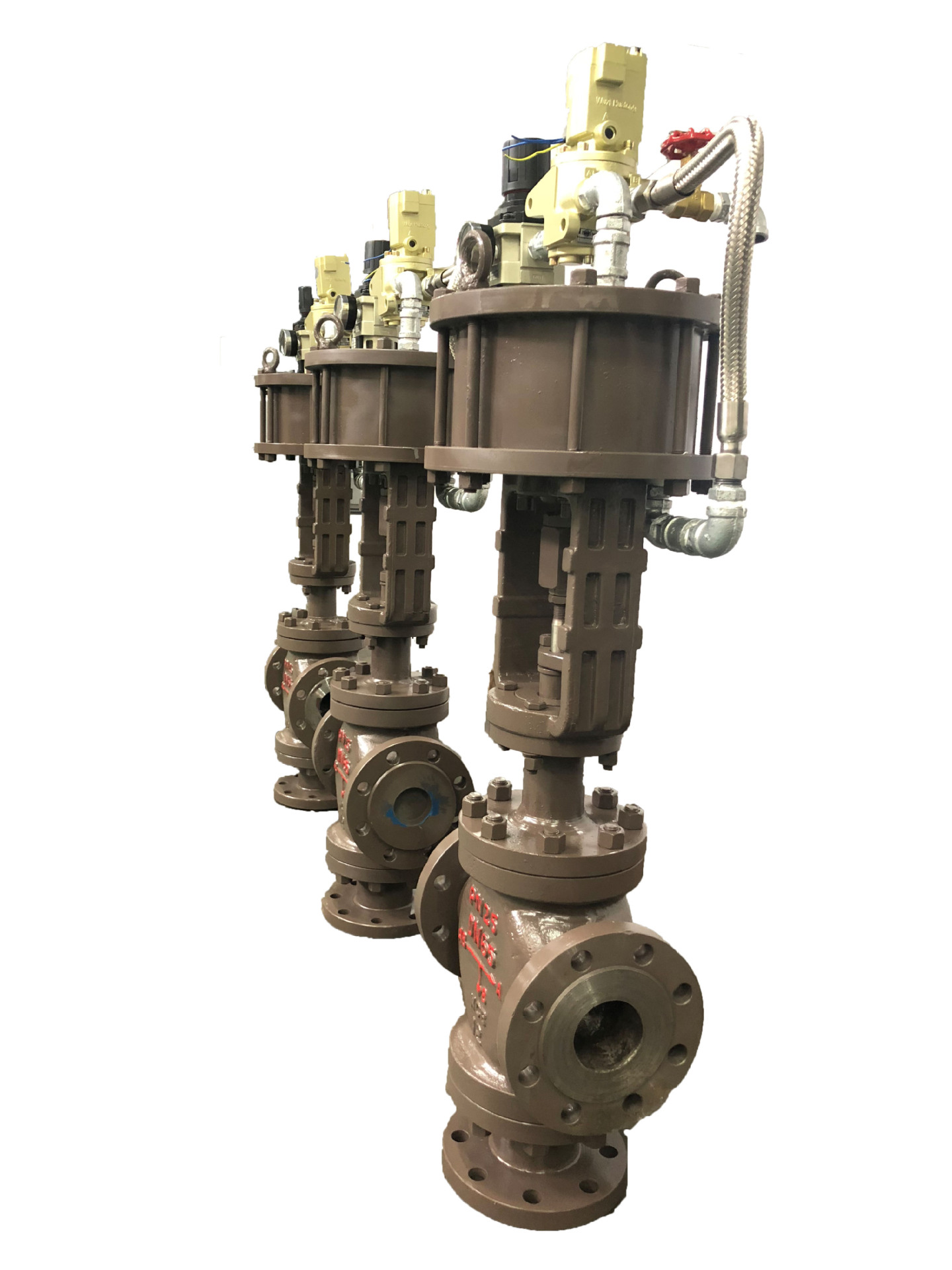 智汇自控快速三通切断阀活塞式快速切断阀换向阀气动切断阀 图片_高清