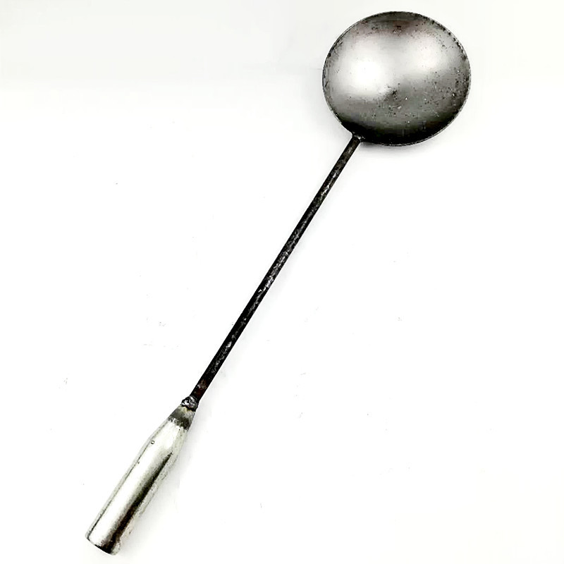 铁勺45cm工业勺炒勺12cm饲料冶炼勺厨师用汤勺焊接勺子厂家直销