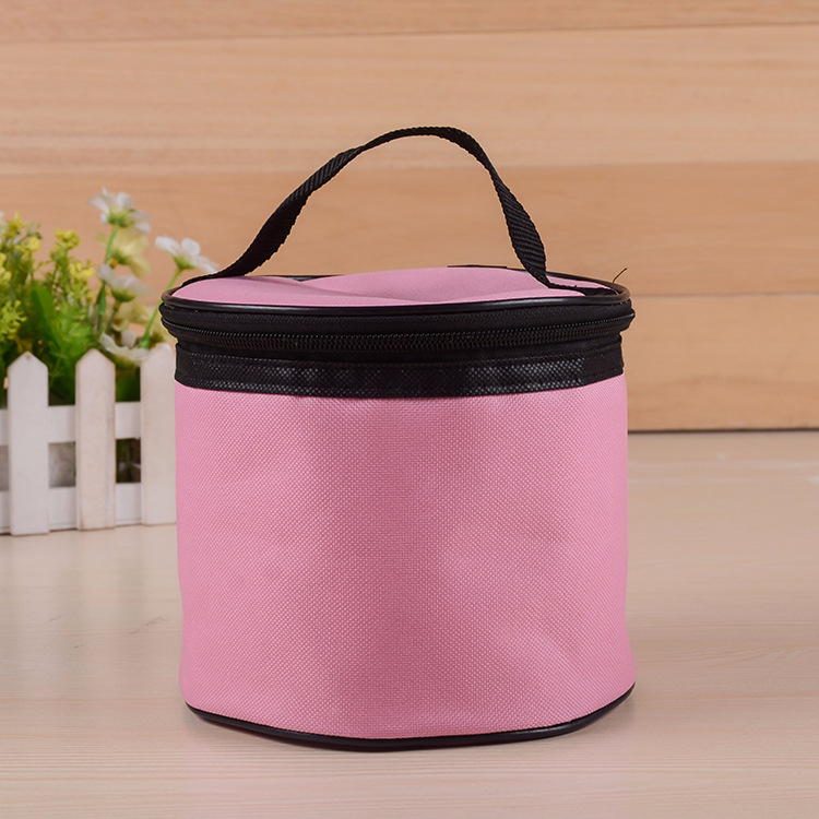 厂家直销圆形保温包 出游野餐冰包 无纺布保温饭盒袋