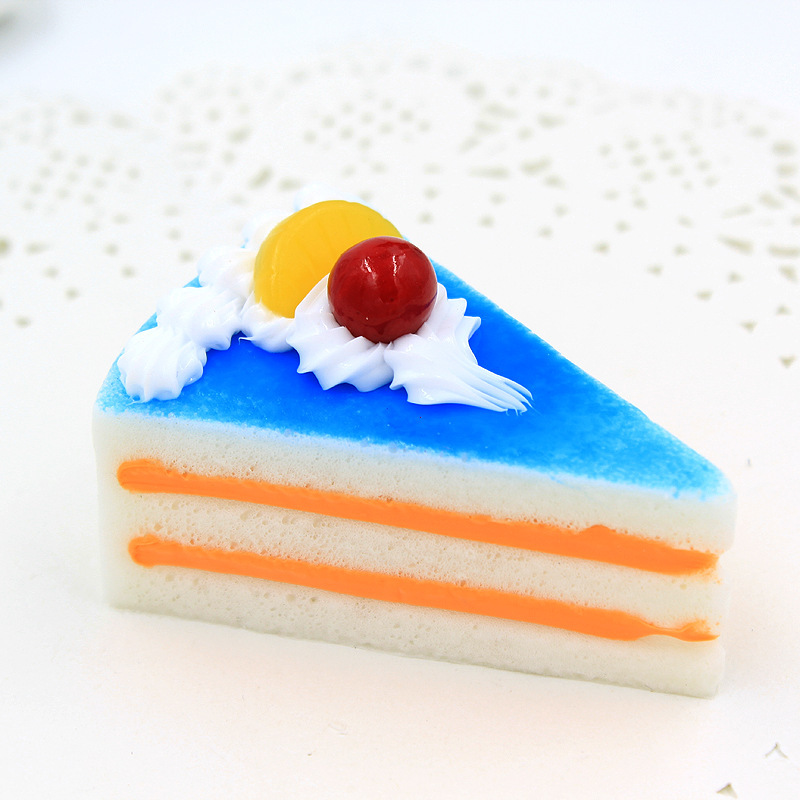 仿真三角形蛋糕模型pu三角形蛋糕面包店样品摆饰仿真蛋糕模型摆件