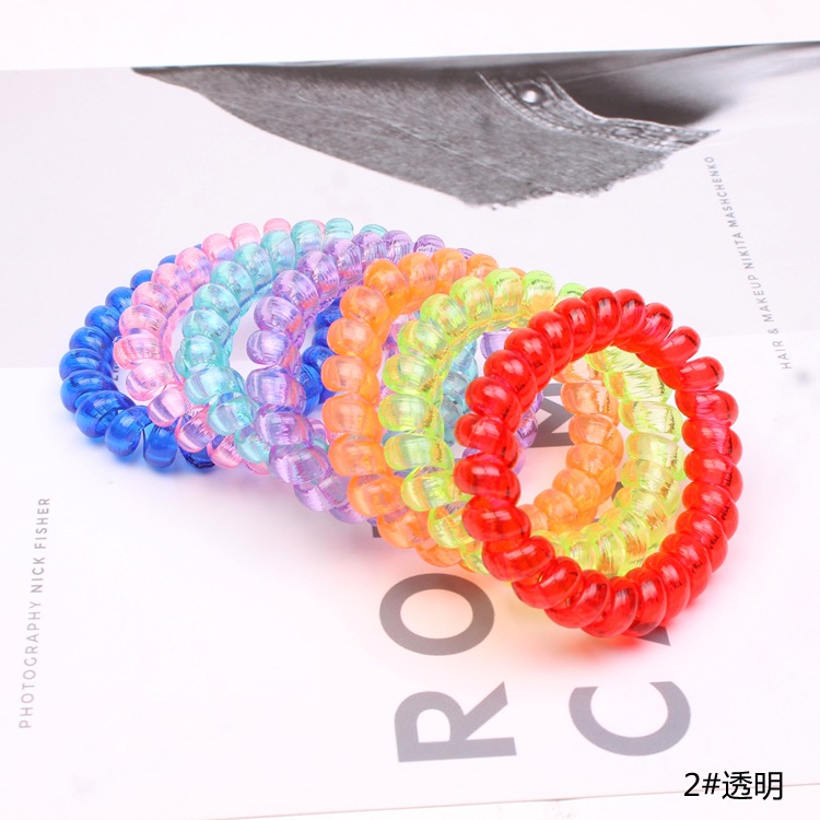 Korean Hair Accessories Large Phone Line Hair Ring Headband Stall Supply Bracelet Headdress 2 Yuan Store Ornament A01