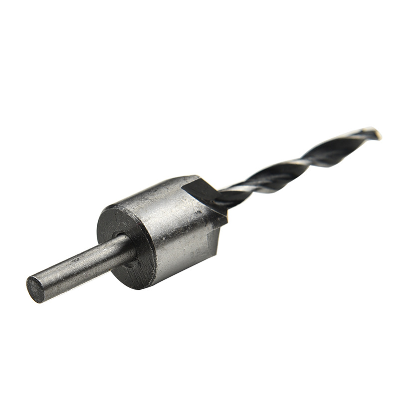 三尖木工沉头钻/扩孔钻头/木工倒角器/导向钻/高速钢钻头 4pcs