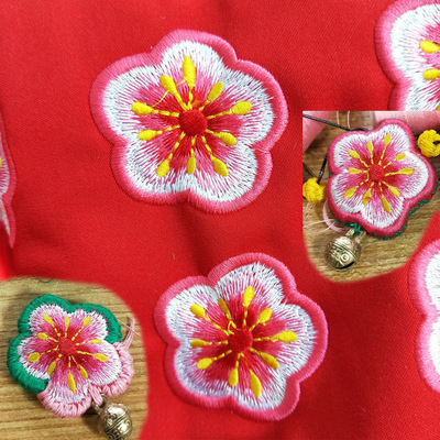 《梵椿》刺绣梅花香包香囊荷包手工diy端午香包香囊绣片 梅花绣片