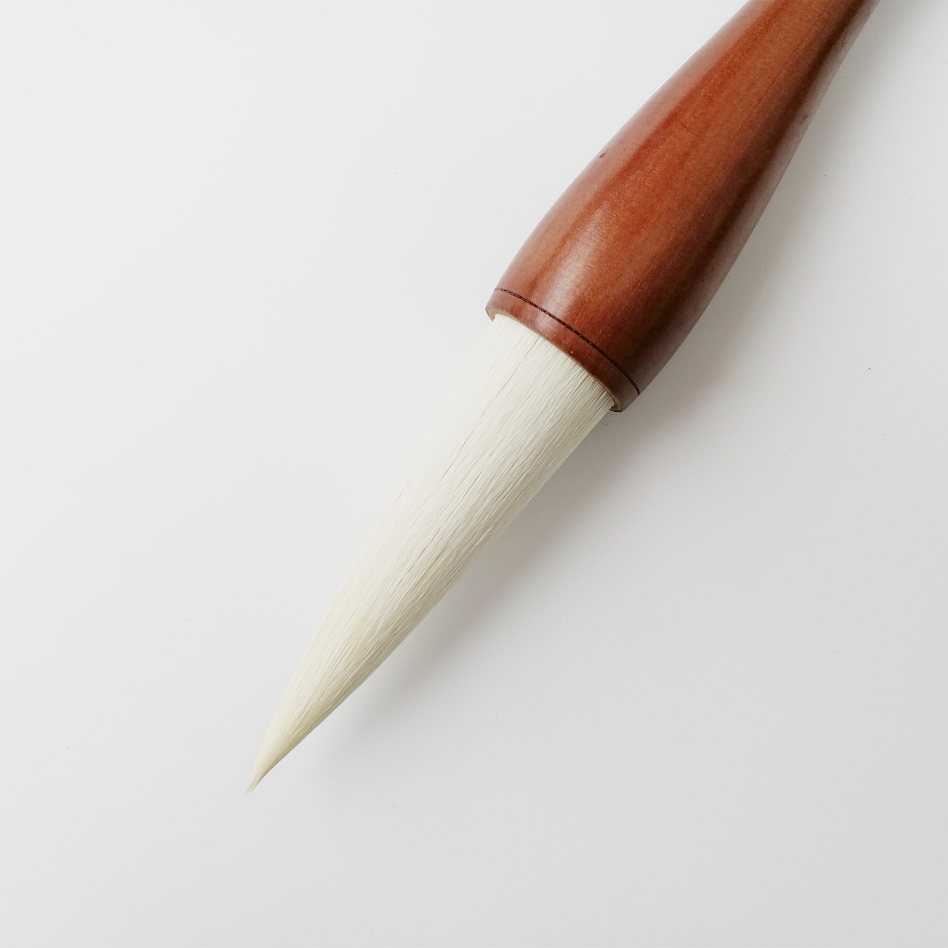 批发实木一体杆羊毫毛笔古韵羊抓羊毫好斗笔写对联单支抓笔10384