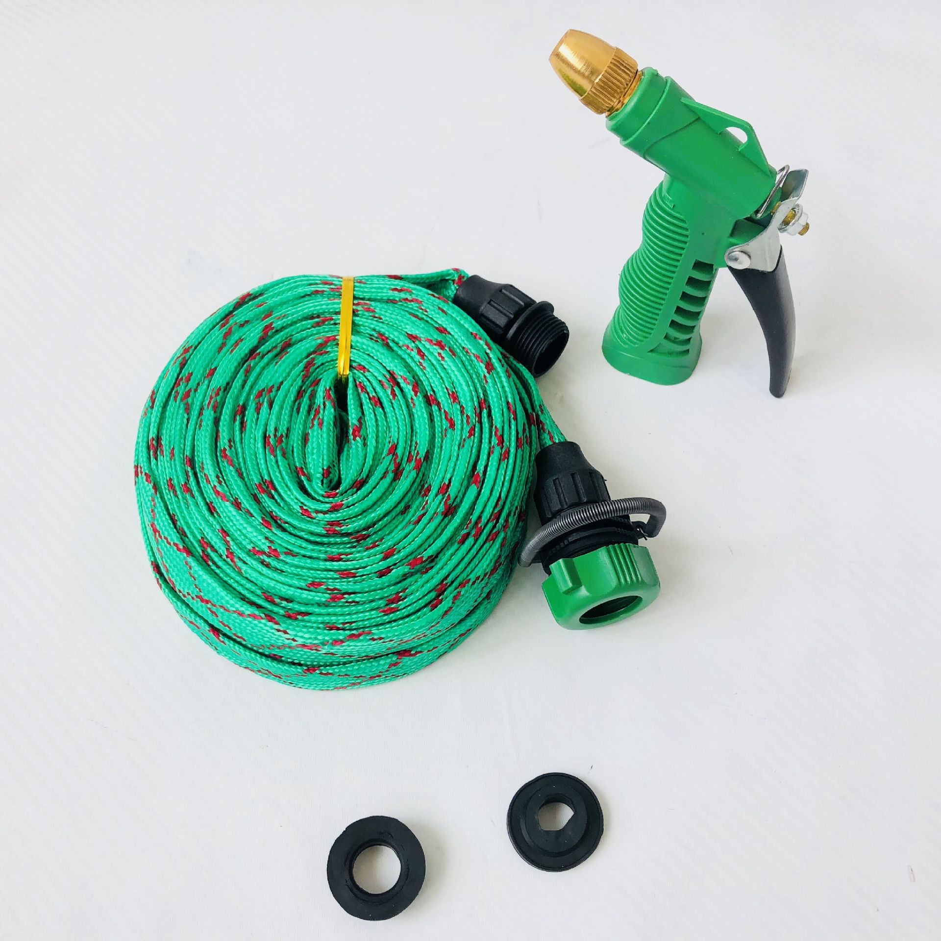 洗车高压水枪 家车两用洒水浇花 编织塑料软水管10米15米20米30米