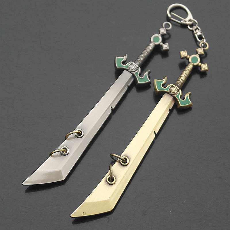 英雄武器无极易剑圣刀扣合金兵器模型动漫钥匙扣16厘米