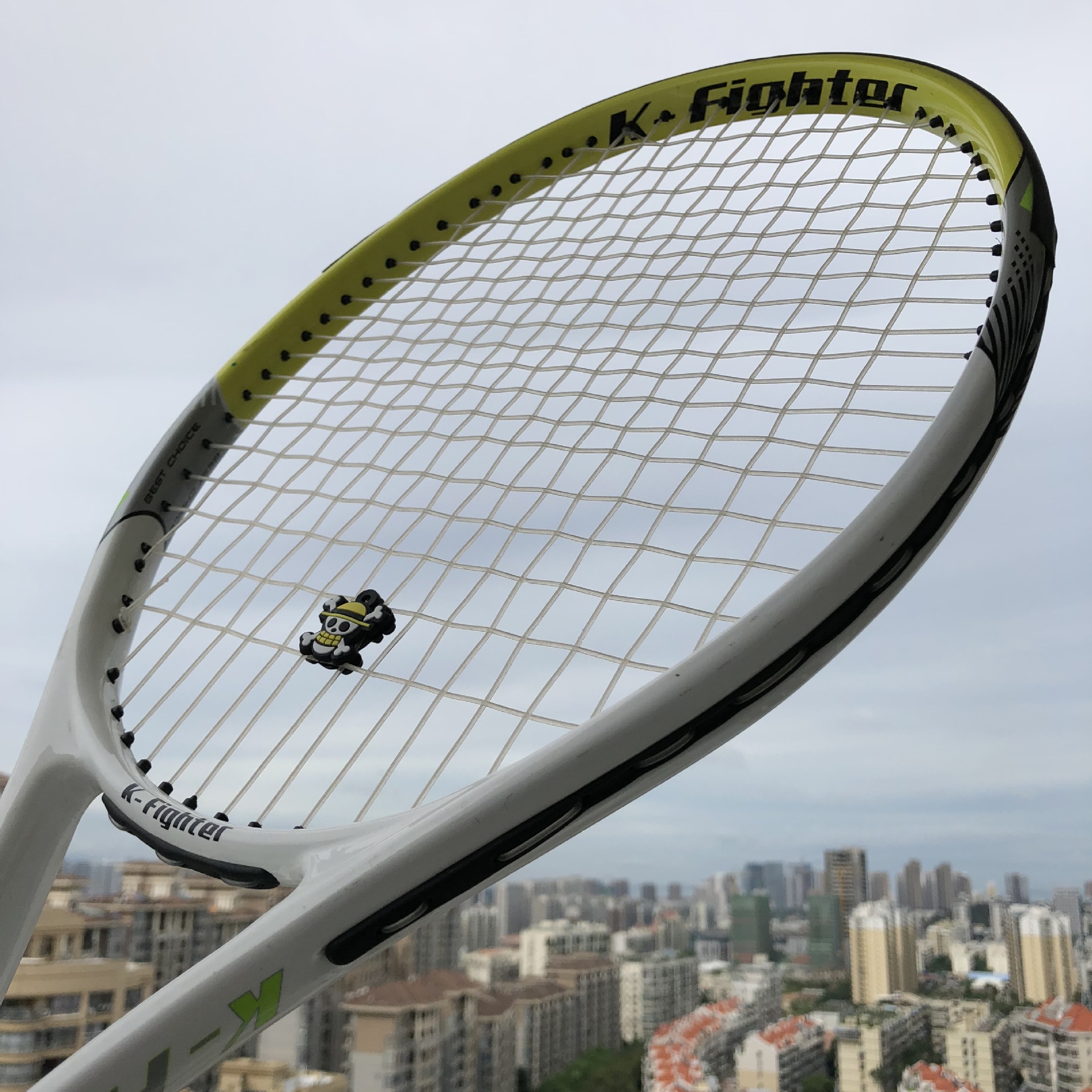 新款new 跨境推荐 骷髅头 魔鬼个性酷 网球拍避震器 减震器