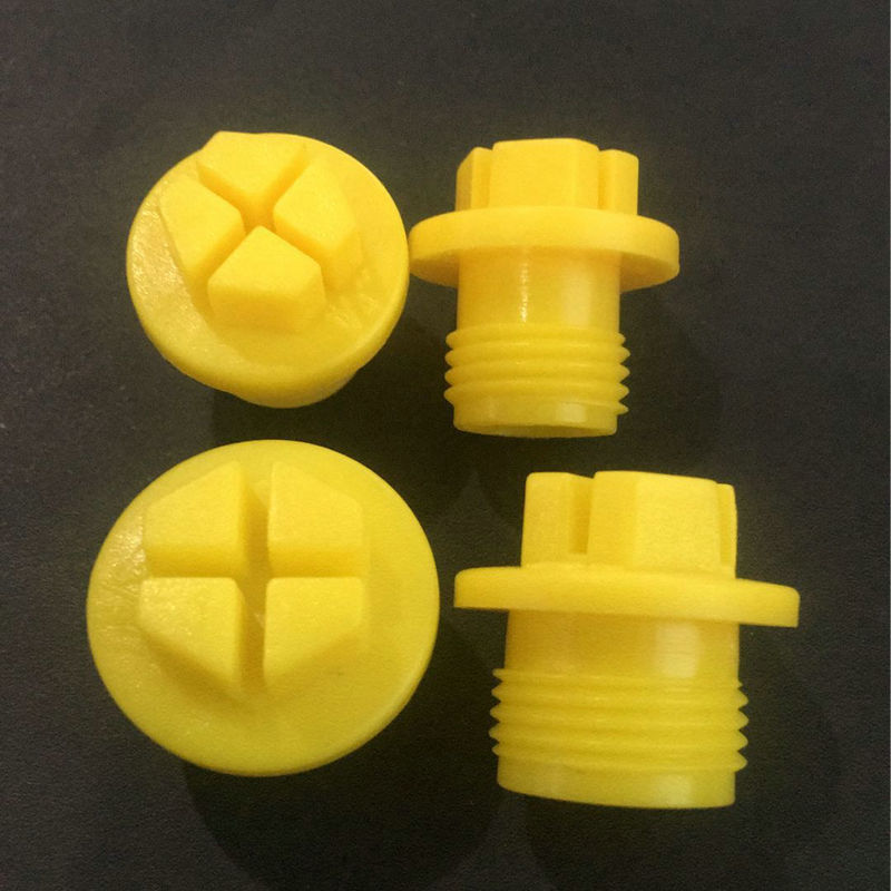 液压泵 液压阀堵头 优质油口盖塑料螺纹堵头 阀板十字密封堵
