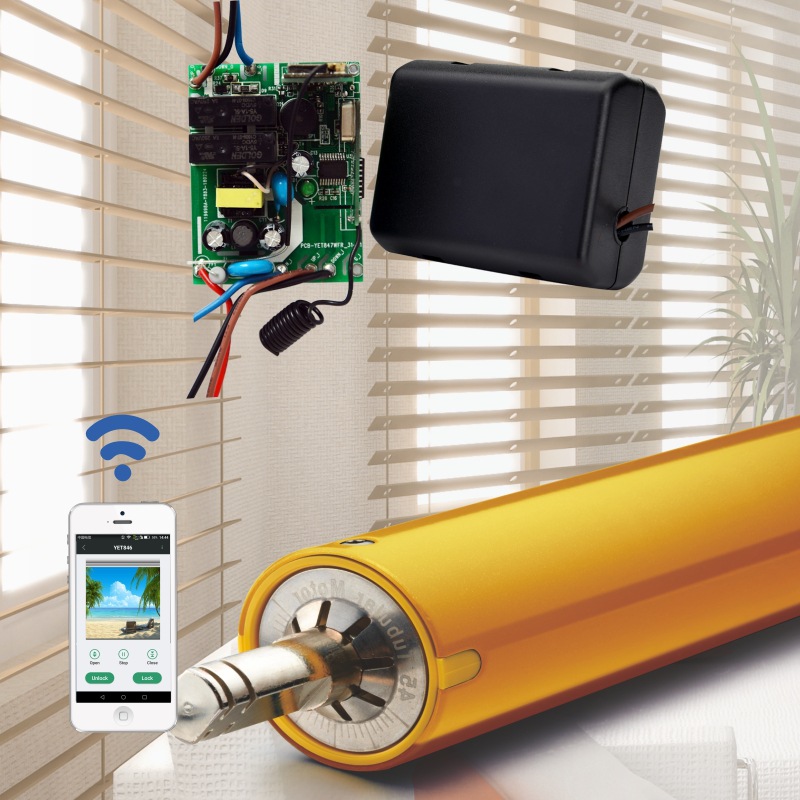wifi智能接收器 电动卷帘门专用控制器 管状电机手机app接收器