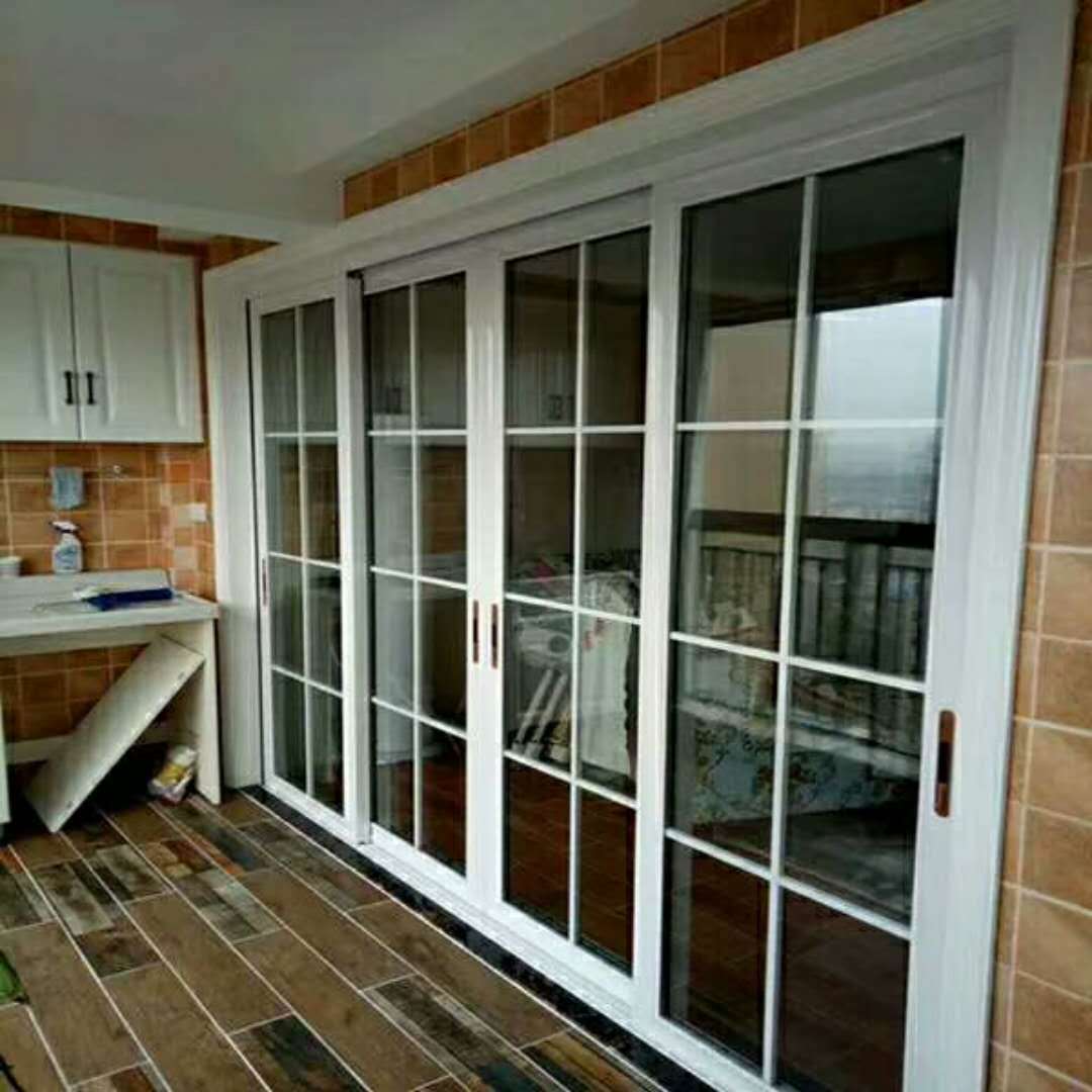 厂家直销现代新款钛镁合金推拉门 平移门 吊趟门 定制各种款式门