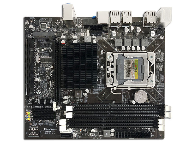 全新科脑x58主板支持1333/1600服务器四核六核cpu组套装双通道