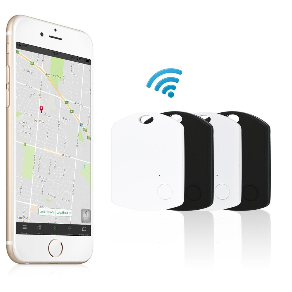 钥匙防丢器双向报警定位寻物智能蓝牙防丢器手机防丢贴片钱包扣