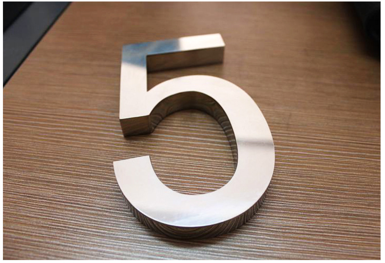 定制不锈钢字户外门头广告金属字精品镜面拉丝电镀不锈钢字