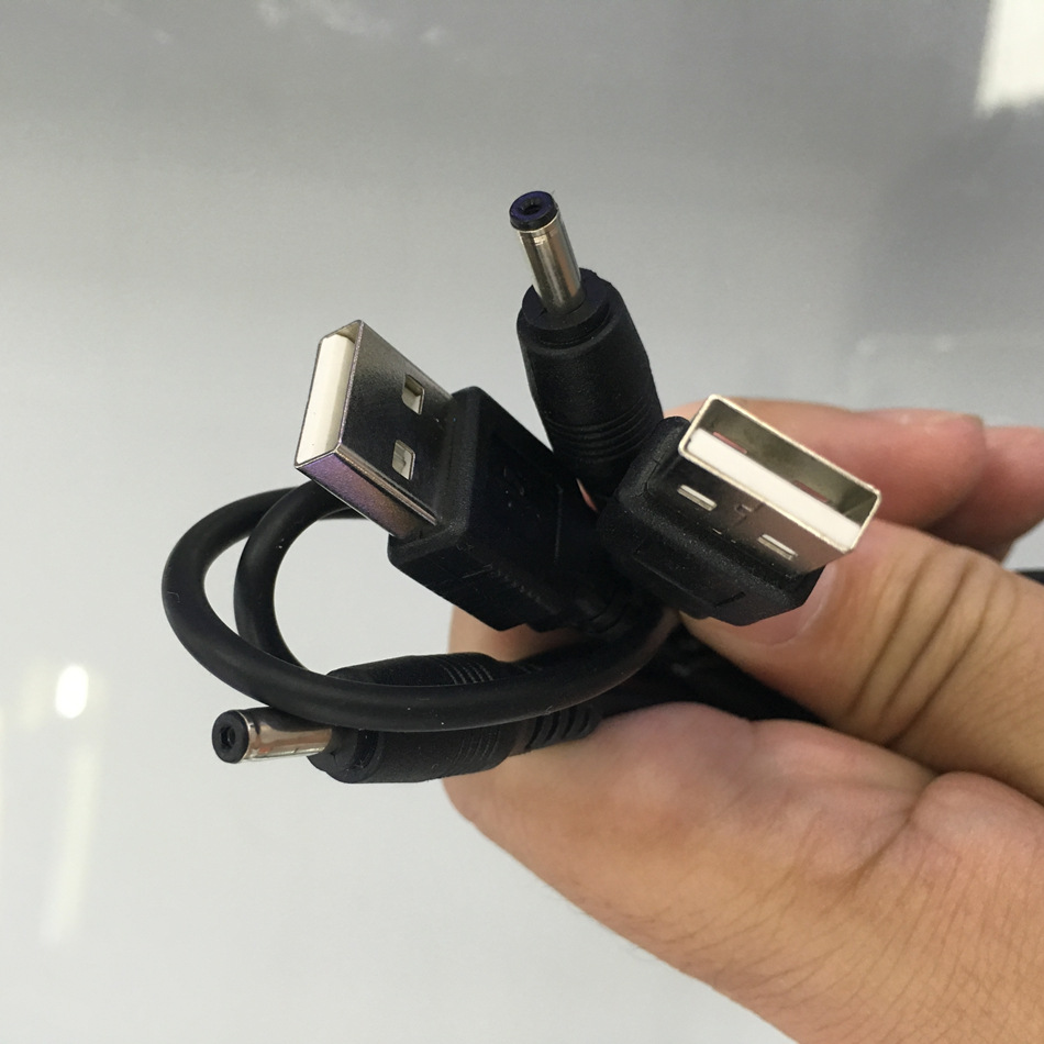 蓝牙耳机充电线dc3.5大头手机数据线 usb转3.5大圆孔充电器电源线