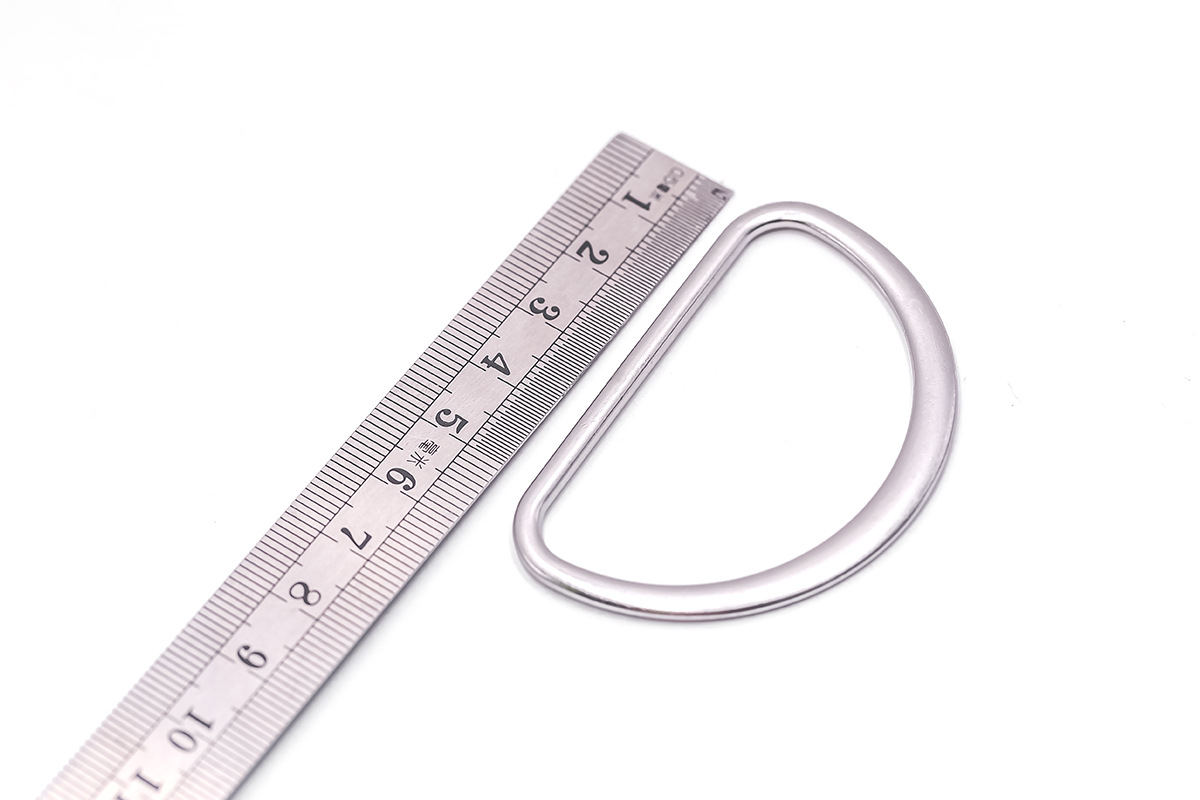 厂家五金箱包扣d扣日子环调节扣金属半圆环多规格特定制半圆环保