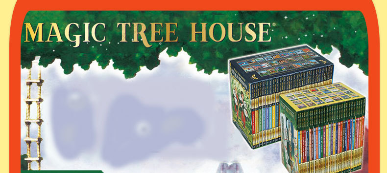 神奇树屋1-28册3-10岁 magic tree house 分阶巩固英语章节阅读书