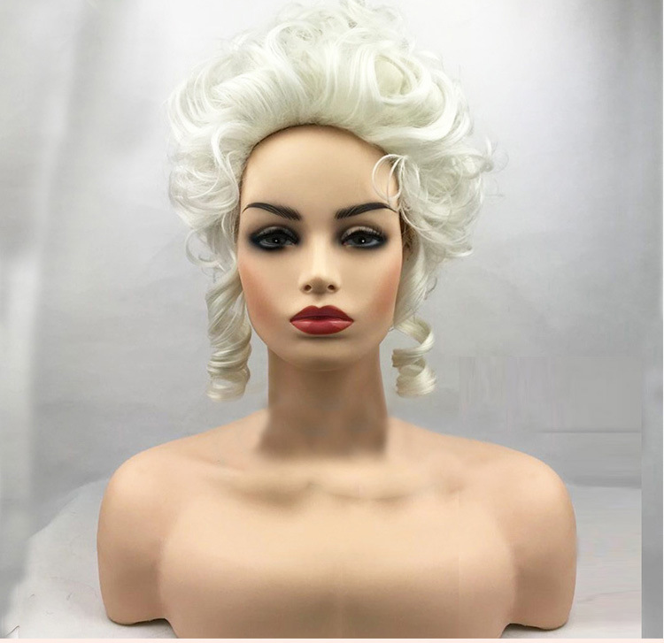 欧美假发女王王后法式贵族化妆舞会cosplay假发厂家直销假发头套