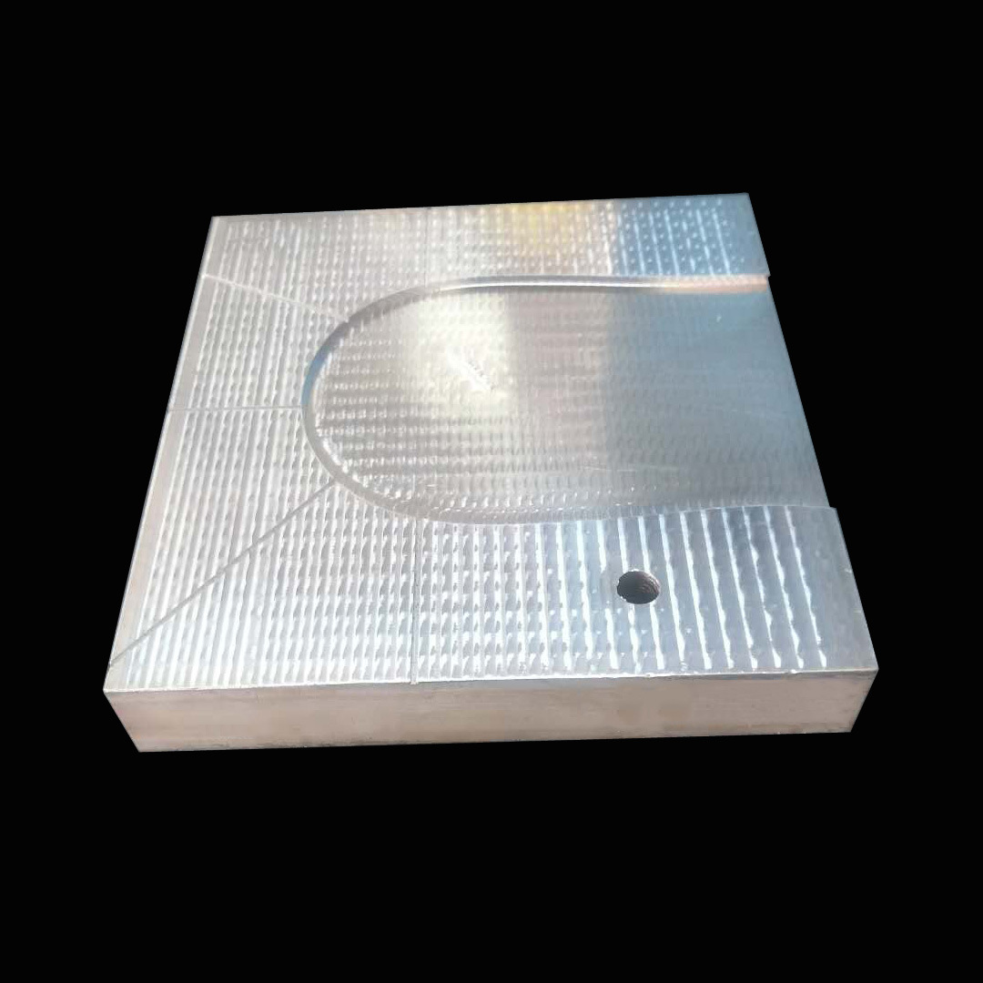 定制一对鞋底后跟垫滴塑模具 金属高频高压鞋底模 pvc滴胶成型模