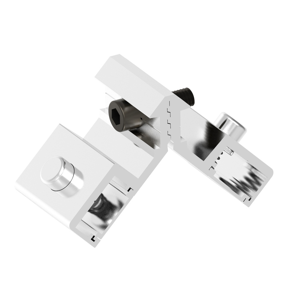 厂家直销门窗五金配件/优质铝合金门窗角码/常规连体铝角码