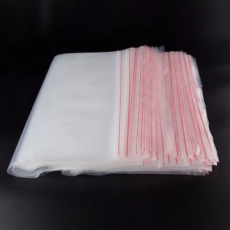 华瑞厂家直销塑料透明pp袋食品茶叶坚果塑料自封袋大小号袋子批发