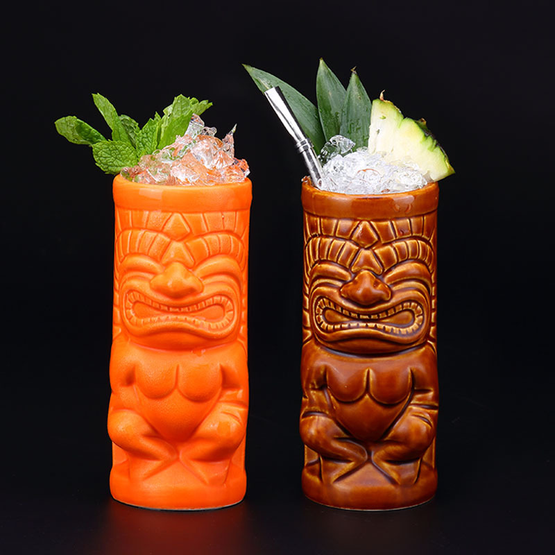 夏威夷风迈凯神像提基杯陶瓷杯个性鸡尾酒杯tiki mug