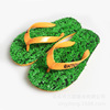 Manufactor OEM customized Grass slipper Club flip flops men and women Lawn leisure time DIY Grass slipper gift