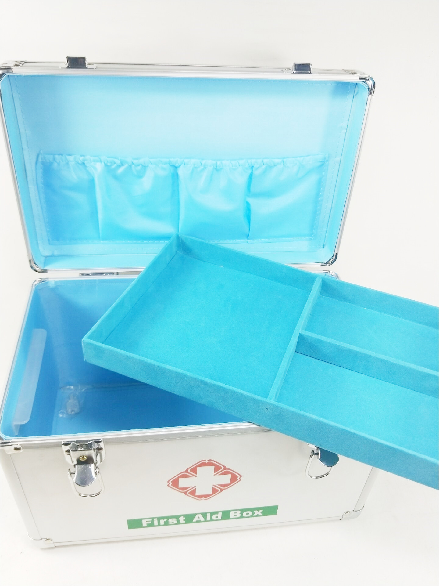 16寸医疗箱铝合金箱家用医用出诊箱多规格药箱医药急救箱定做铝箱