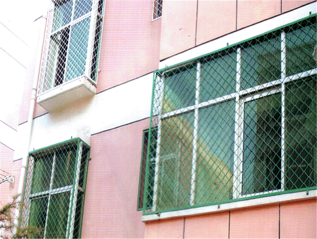 吴忠专业制作护栏网厂家丨铝合金美格网住宅门窗防护网加工定制