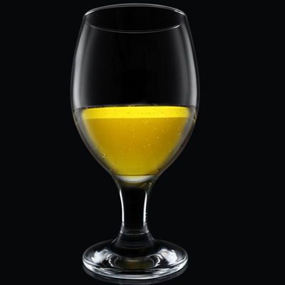 加厚无铅玻璃水杯玻璃果汁高脚啤酒杯玻璃水杯耐高温杯子