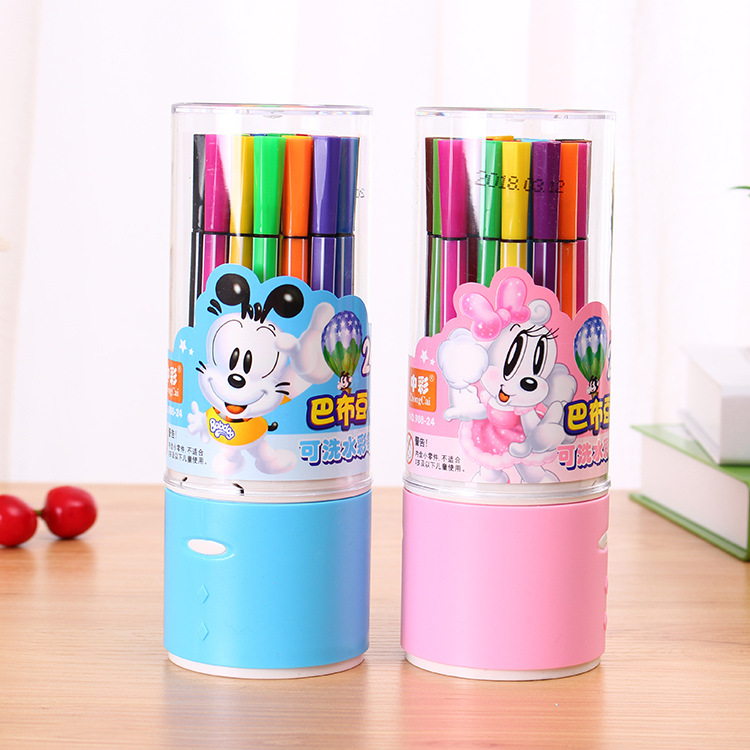 市格致诚正文化用品有限公司9年中彩品牌相似同款2卡通水彩笔套装12