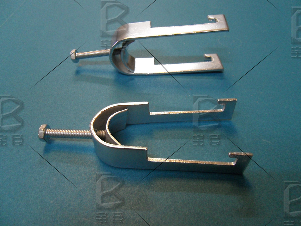 k08角钢电缆卡 fj-09花盘角铁用k09电缆卡 桥架梯桄角铁电缆卡子