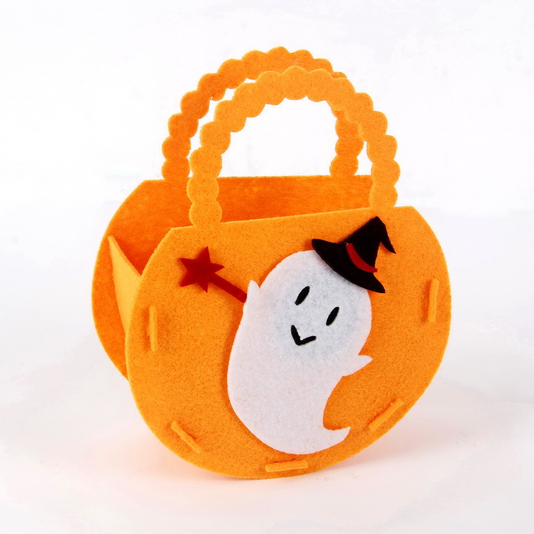 Halloween Handbag Nonwoven Fabric Bag Ghost Festival Children's Gift Candy Bag Halloween Props Supplies Wholesale