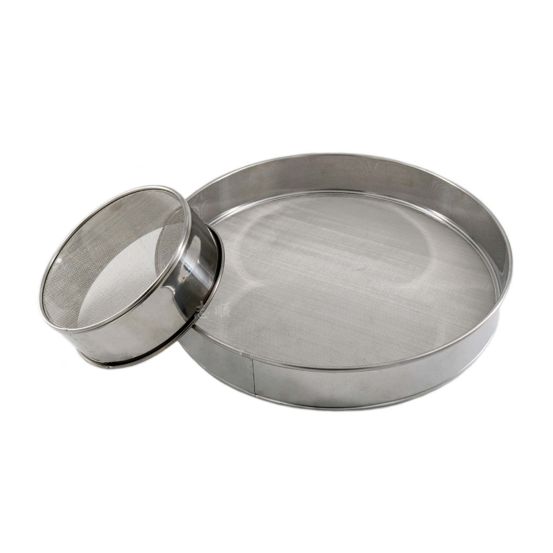 不锈钢粉筛 面粉筛子 分料筛 糖粉筛网 手持式 分样筛 40目多用筛