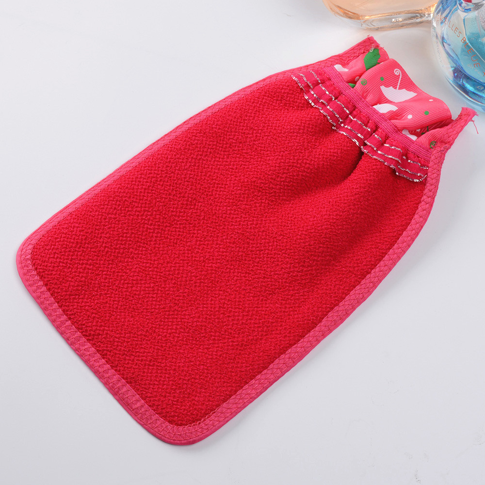 搓澡巾花边粗砂双面纯棉内里搓泥浴擦 给力东北洗浴澡巾厂家直供