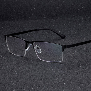 时尚男士半框 金属眼镜框批发118超轻商务眼镜近视眼镜架厂家直批