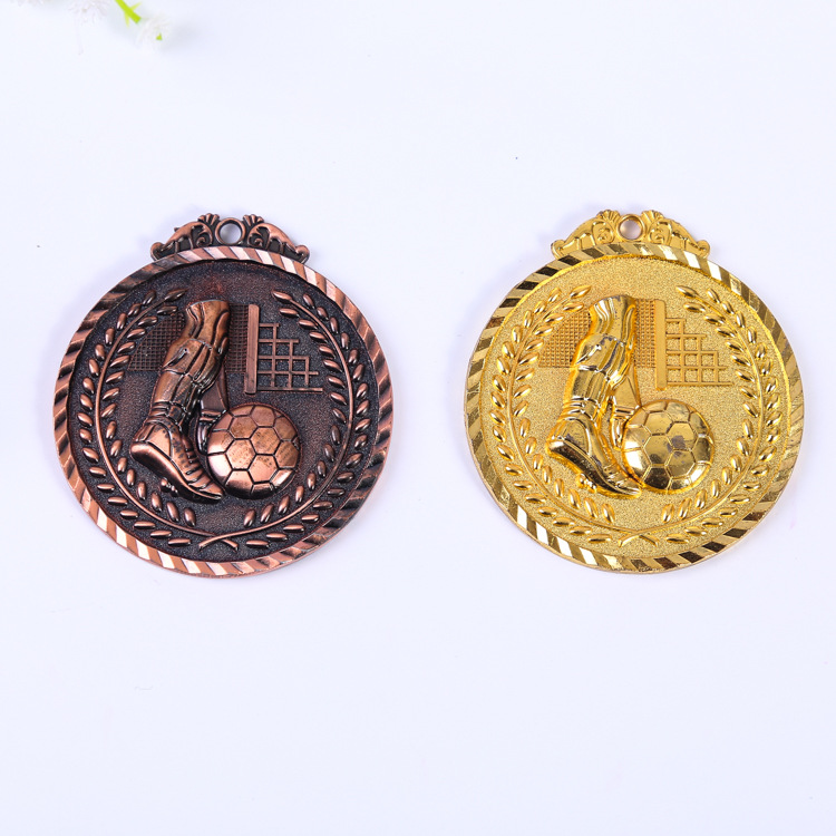 Manufacturer Customized Metal Medal Universal Sports Football Zinc Alloy Die Casting Commemorative Medal Medal Customized Logo