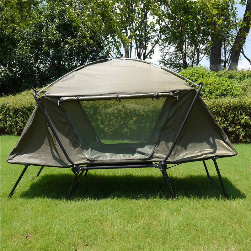 折叠一体离地钓鱼帐篷野营地休闲帐篷离地帐篷