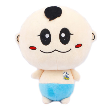 月子会所定制赠品毛绒玩偶母婴礼品玩具oem婴儿形象大头娃娃生产