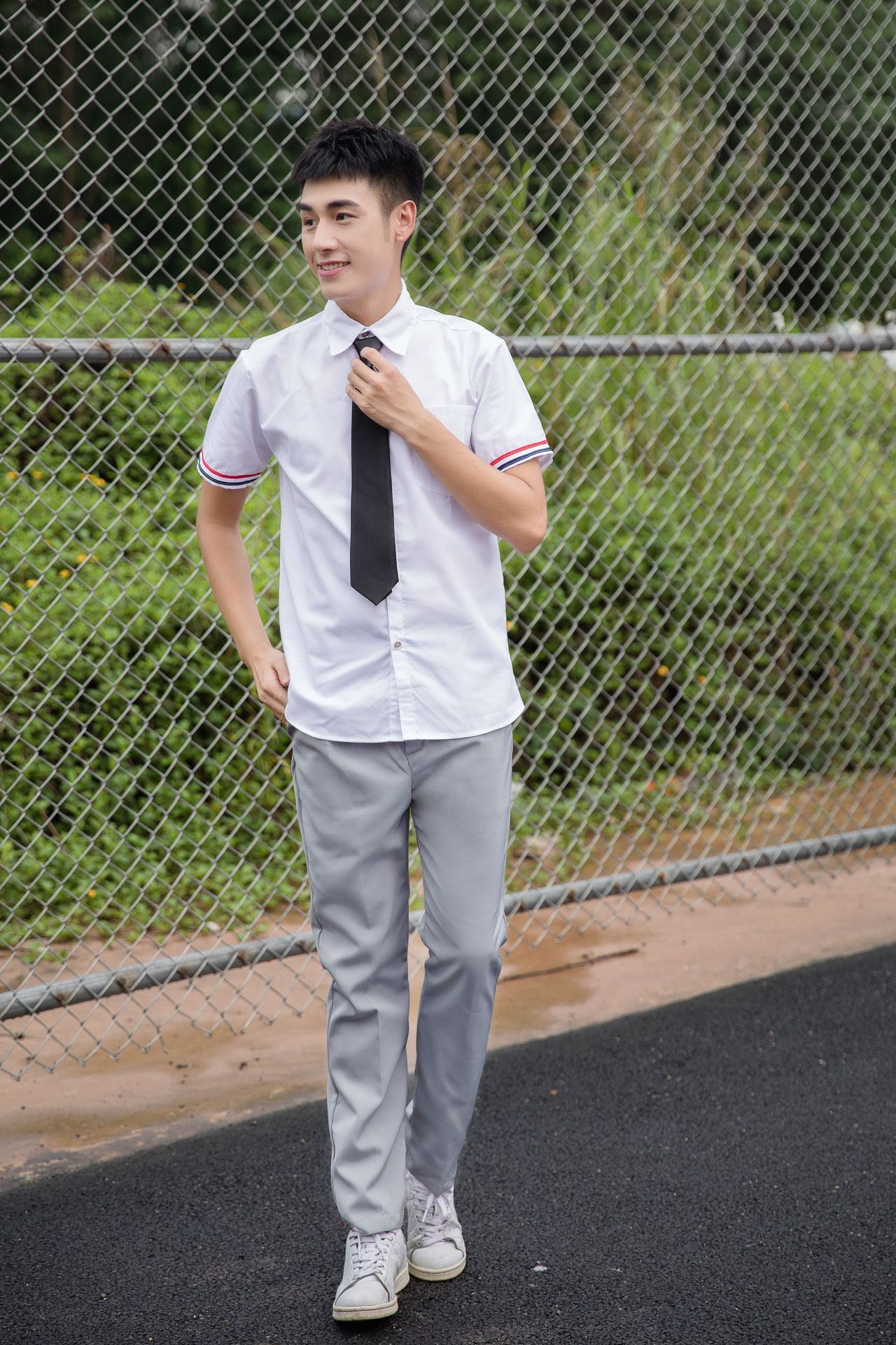 学院风初高中毕业学生男演出表演校服女班服套装水手服短袖百褶裙